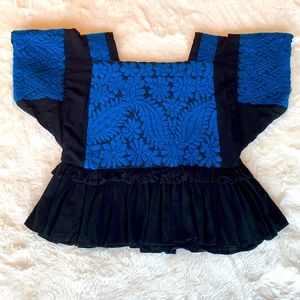Mexican embroidery top